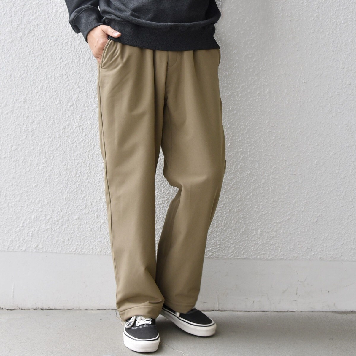 SHIPS any:〈洗濯機可能〉ストレッチ 裏起毛 ウォーム アーバン イージー パンツ◆