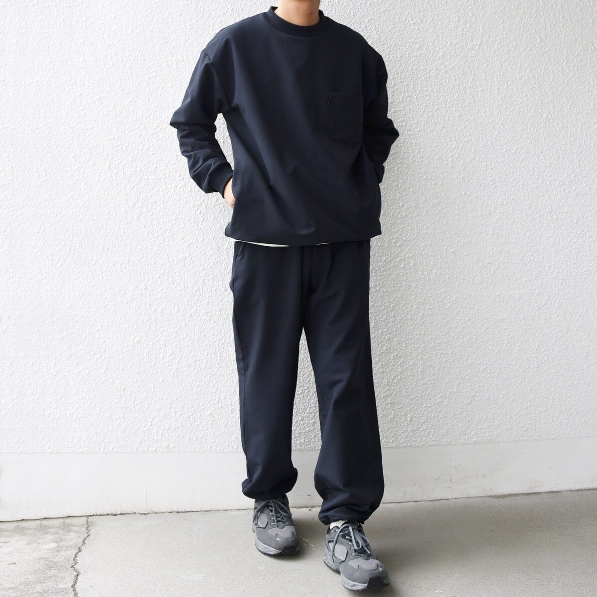 SHIPS any:〈洗濯機可能〉ストレッチ 裏起毛 ウォーム アーバン イージー パンツ◆