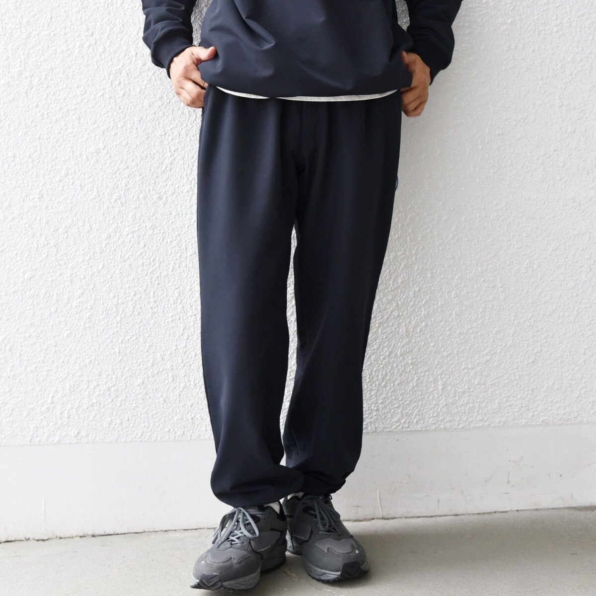 SHIPS any:〈洗濯機可能〉ストレッチ 裏起毛 ウォーム アーバン イージー パンツ◆