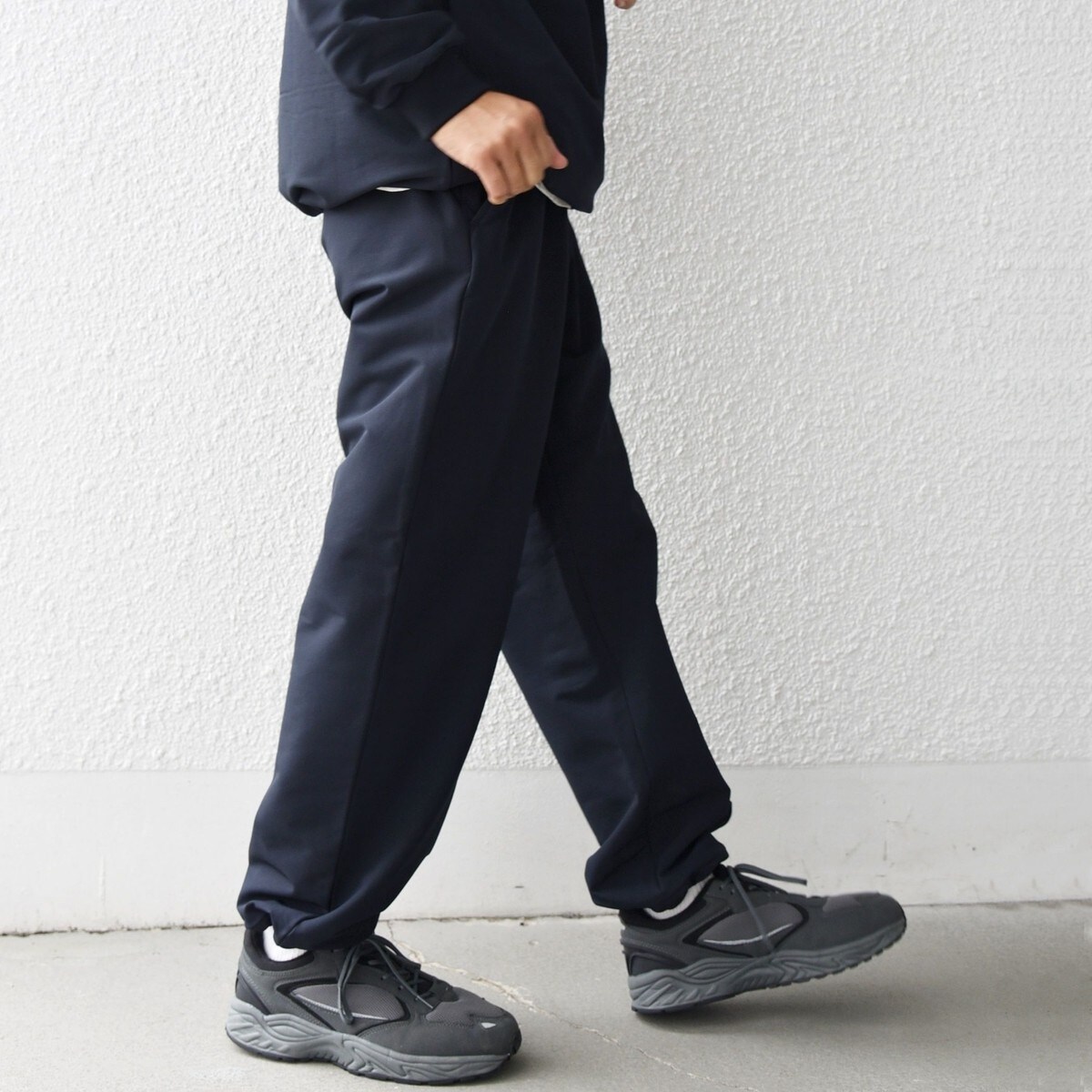 SHIPS any:〈洗濯機可能〉ストレッチ 裏起毛 ウォーム アーバン イージー パンツ◆