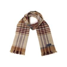 P.CORNILLON:〈手洗い可能〉マルチカラー チェック ストール