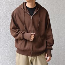 SHIPS any: ヴィンテージライク 裏起毛 スウェット ジップ パーカー◇