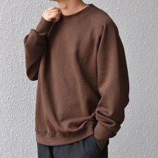 SHIPS any: ヴィンテージライク 裏起毛 セミモックネック ラグラン スウェット◇