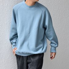 SHIPS any: ヴィンテージライク 裏起毛 セミモックネック ラグラン スウェット◇