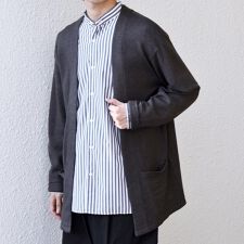 SHIPS any:〈手洗い可能〉マシュマロ タッチ ニット ノーボタン カーディガン◇