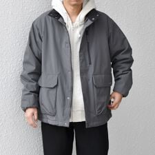 SHIPS any:〈撥水/防風等〉多機能 中綿 2トーン スタンド ブルゾン 25AW◇