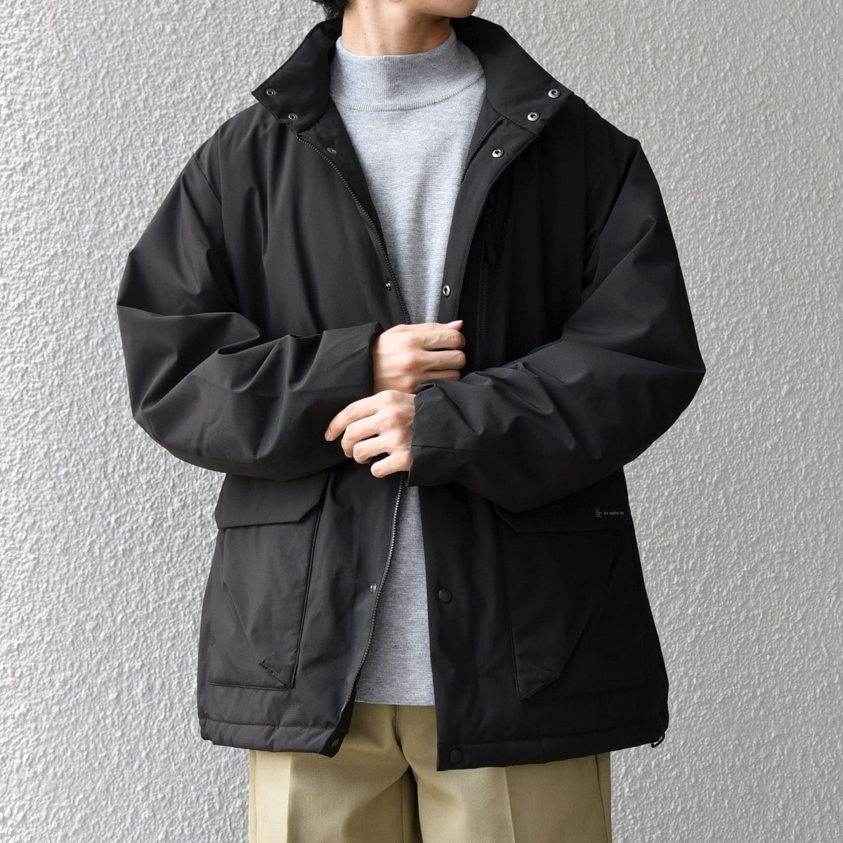 タカキュー 防風ボンディング 中綿ステンカラーコート | タカキュー