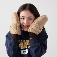 Lee:  2WAY ボア ミトン グローブ 