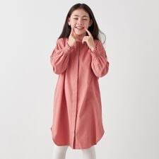 SHIPS any:〈洗濯機可能〉ウォーム ネル/コーデュロイ シャツ ワンピース