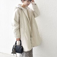 シップス エニィ(SHIPS any)のSHIPS any:〈多機能〉中綿 2WAY フーディー テントライン コート