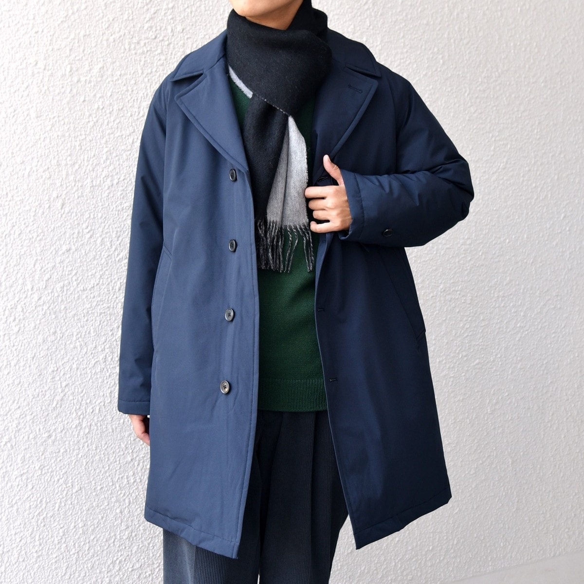 ナノユニバース ミリタリースタンドネックダウン 西川ダウン/カーキ/Mサイズ 楽天市場】【SALE／50%OFF】NANO universe LB.03/西川ダウン(R