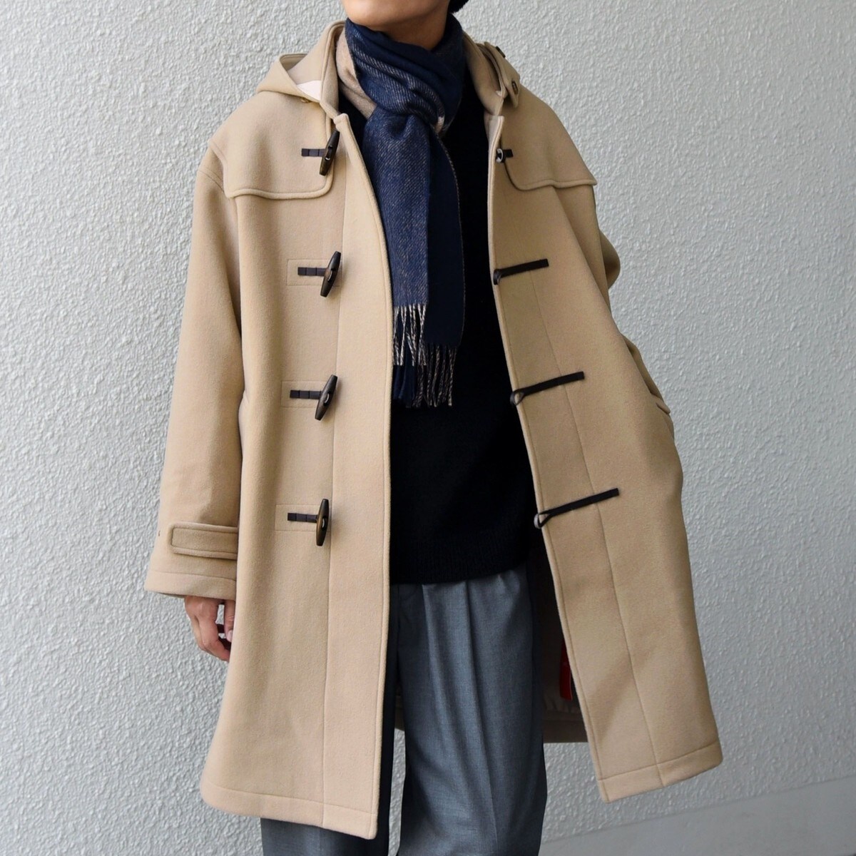 INVERTERE(インバーティア) 別注 デタッチャブルヘリンボンダッフル