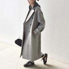 シップス エニィ(SHIPS any)の《予約》【WEB限定】SHIPS any: PURE WOOL ロング テーラード コート