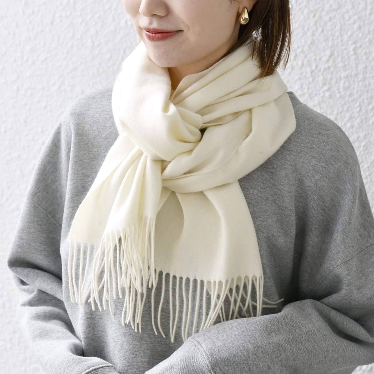 シップス エニィ（SHIPS any）/SHIPS any: カシミヤ ソリッド マフラー 25AW SHIPS any: カシミヤ ソリッド マフラー 25AW | シップス エニィ(SHIPS