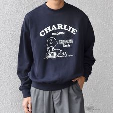 SHIPS any: SNOOPY コラボ コミック グラフィック プリント スウェット◇