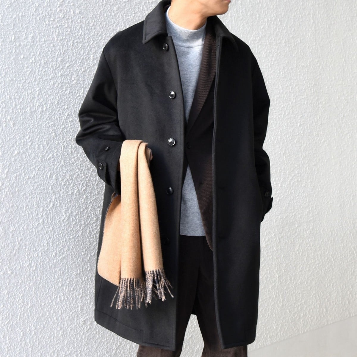 SHIPS： スーパー140'S 100％WOOL メルトン スタンド