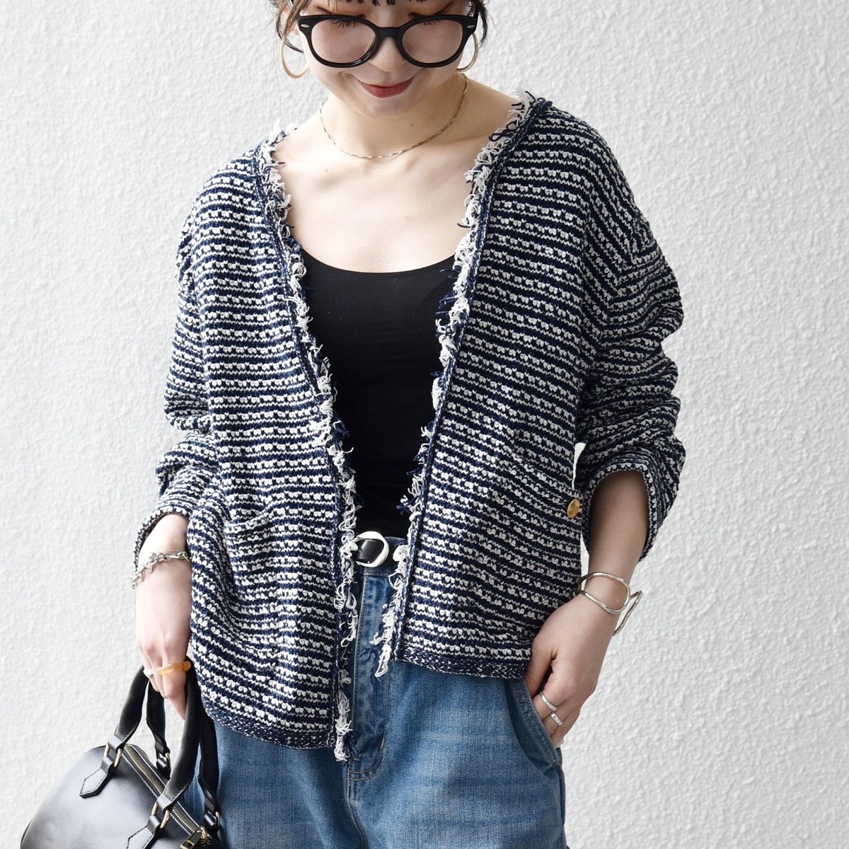 WEB限定】SHIPS any:〈手洗い可能〉ヤク ケーブル クルーネック ニット