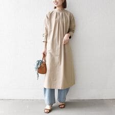 SHIPS any:〈洗濯機可能〉タイプライター ボウタイ リボン シャツ ワンピース