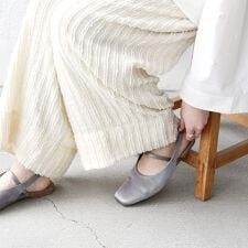 【SHIPS any別注】eblouna: スクエア スリングバック パンプス