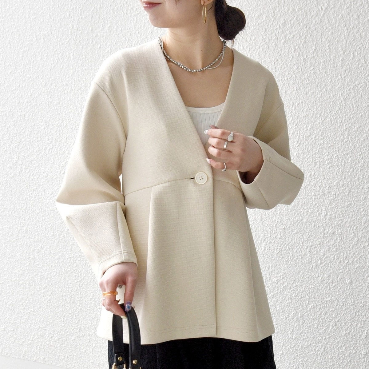 リネン混ハーフスリーブジャケット | イエナ(IENA) | マルイウェブチャネル