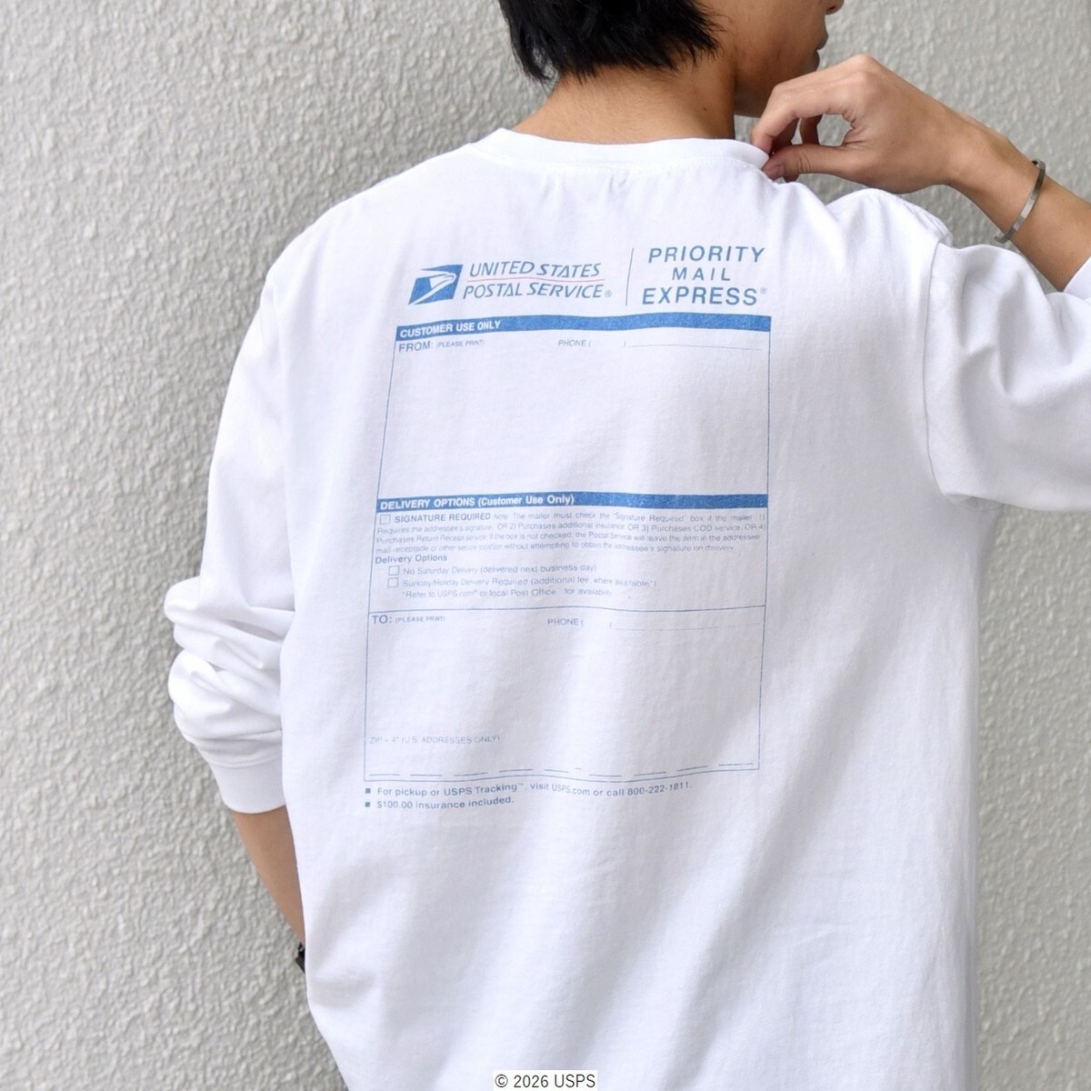 GOOD ROCK SPEED: USPS グラフィック プリント Tシャツ(ロンT 