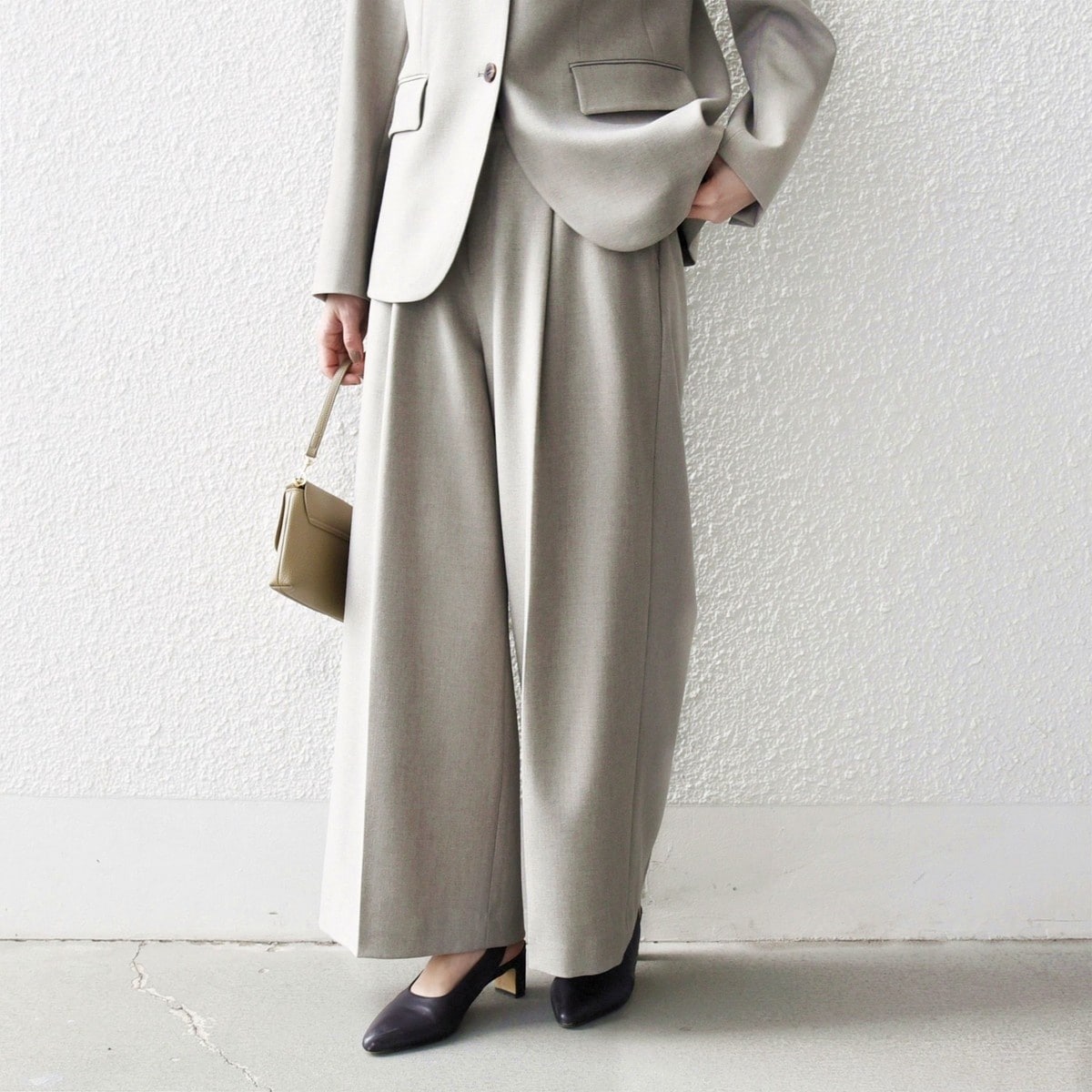 接結タック編みジョガーパンツ | ノーブル(Noble) | マルイウェブチャネル