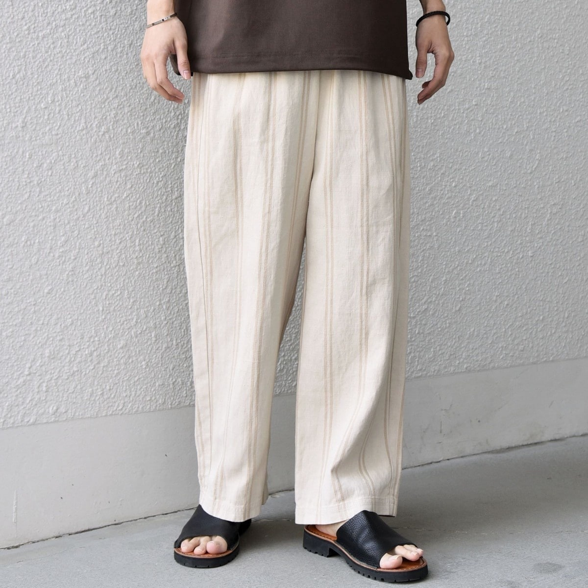 SEA linen cotton all-in-one シー RIE リネン 白 SHIPS any: 〈洗濯機可能〉NOVELTEX リネン フリーサイズ リラックス
