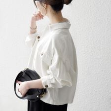 SHIPS any:〈洗濯機可能〉カルゼ ショート ワーク ジャケット