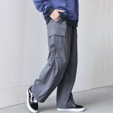 SHIPS any:〈吸水速乾〉Rapidry スマート ワイド イージー カーゴ パンツ(セットア