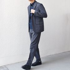 SHIPS any:〈撥水〉SOLOTEX(R) シアサッカー セットアップ スーツ 26SS◆