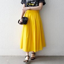 《予約》SHIPS any:〈洗濯機可能〉コットンミックス タイプライター フレア タック スカート