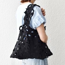 《予約》SHIPS any: A4 カットワーク レース トート