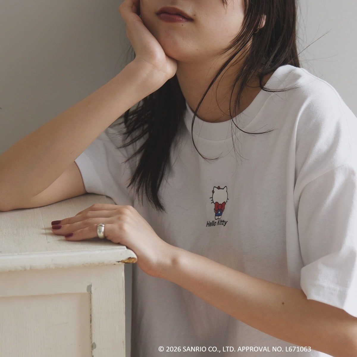 一部追加予約》Hello Kitty × SHIPS any: ハローキティ プリント TEE
