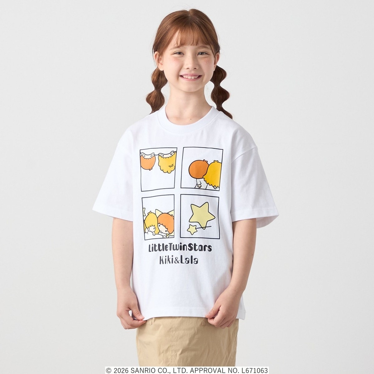 LITTLE TWIN STARS × SHIPS any: リトルツインスターズ プリント TEE