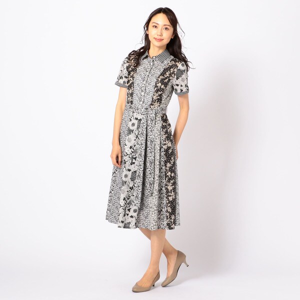 SCAPA リバティ　ワンピース Liberty Printフラワーワンピース｜手洗い可｜SCAPA(スキャパ