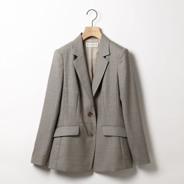 SCAPA フード付きグレーキルティングダウンベスト 2026年最新】SCAPA