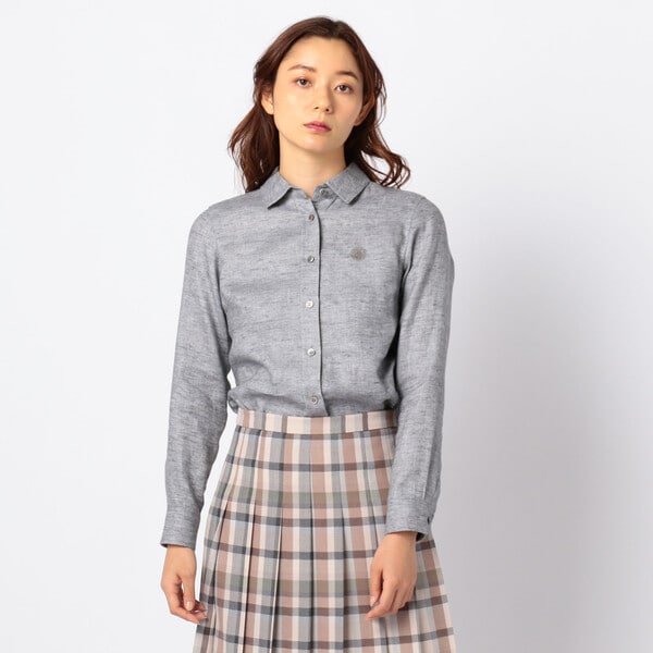 メランジコットンブラウス | スキャパ(SCAPA) | マルイウェブチャネル