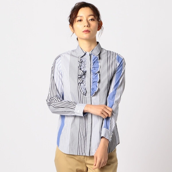 スキャパ/クレージーストライプブラウス クレージーストライプブラウス | スキャパ(SCAPA) | マルイウェブチャネル