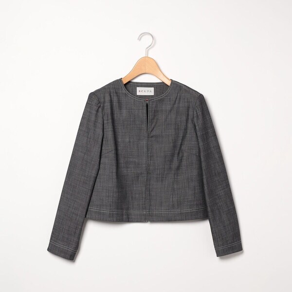スラブシャンブレージャケット | スキャパ(SCAPA) | マルイウェブチャネル
