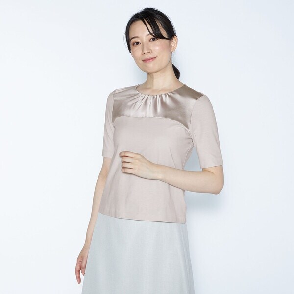 SCAPA / スキャパ シルケットテンジク長袖カットソー シルケット