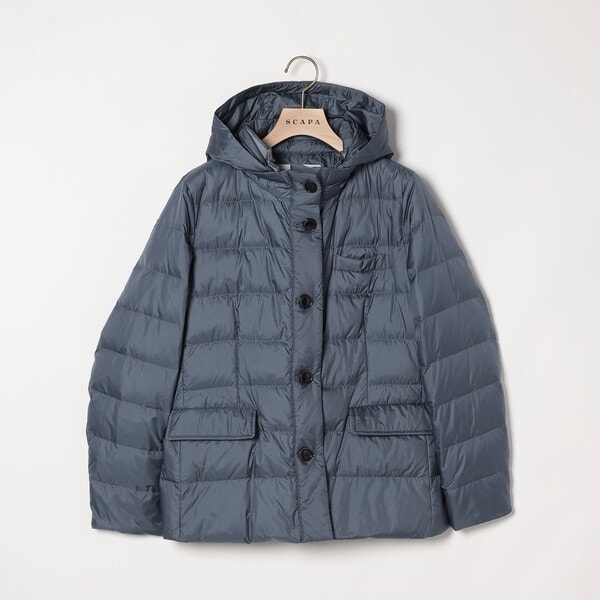 新品SCAPA ダウンコート　ネイビー 新品SCAPA ダウンコートネイビー