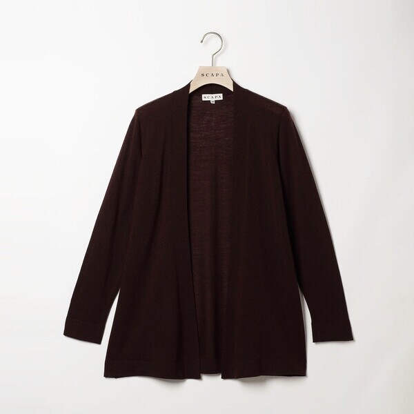 カシウールニットロングカーディガン | スキャパ(SCAPA) | マルイ