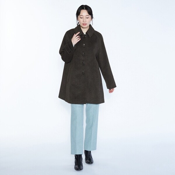 ウールアンゴラビーバー フーデッド コート | 23区(23KU) | マルイ