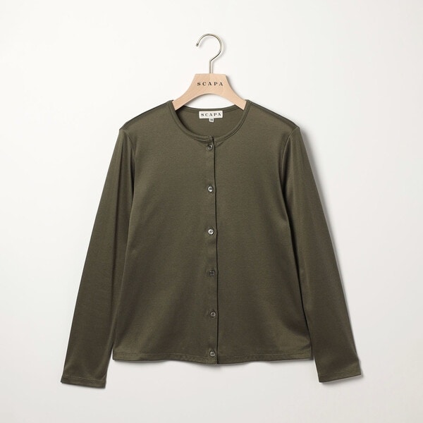 SCAPA / スキャパ Liberty Printアーカイブ衿付きカットソー Liberty Printアーカイブ衿付きカットソー｜カットソー｜SCAPA