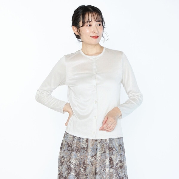 SCAPA / スキャパ クリアスムースノースリーブカットソー クリアスムースノースリーブカットソー｜カットソー｜SCAPA L