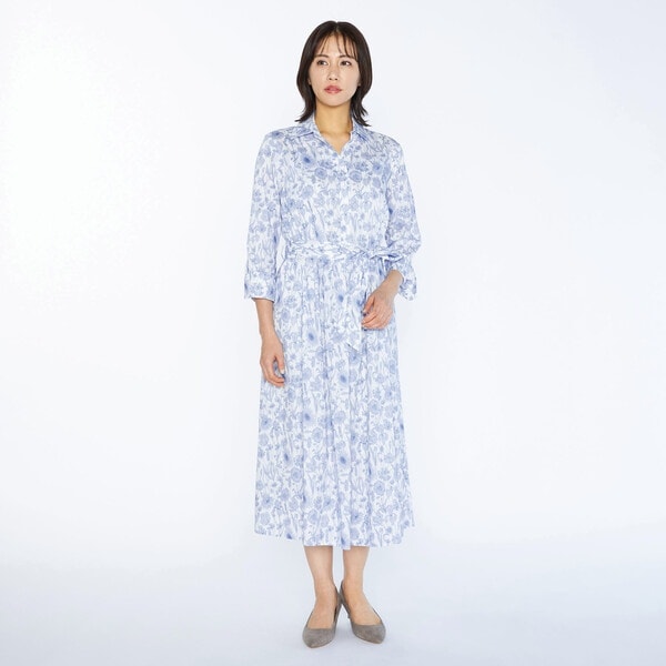 Liberty Printモノフラワーワンピース | スキャパ