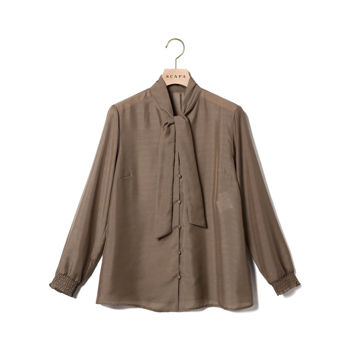 エンブロペーズリーストライププルオーバーブラウス | スキャパ(SCAPA