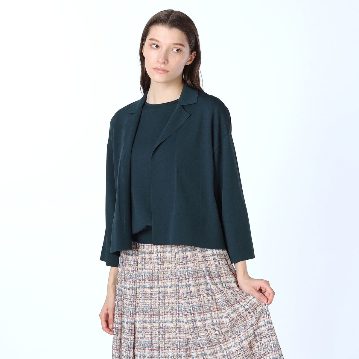 スモールパターンニットカーディガン | スキャパ(SCAPA) | マルイ