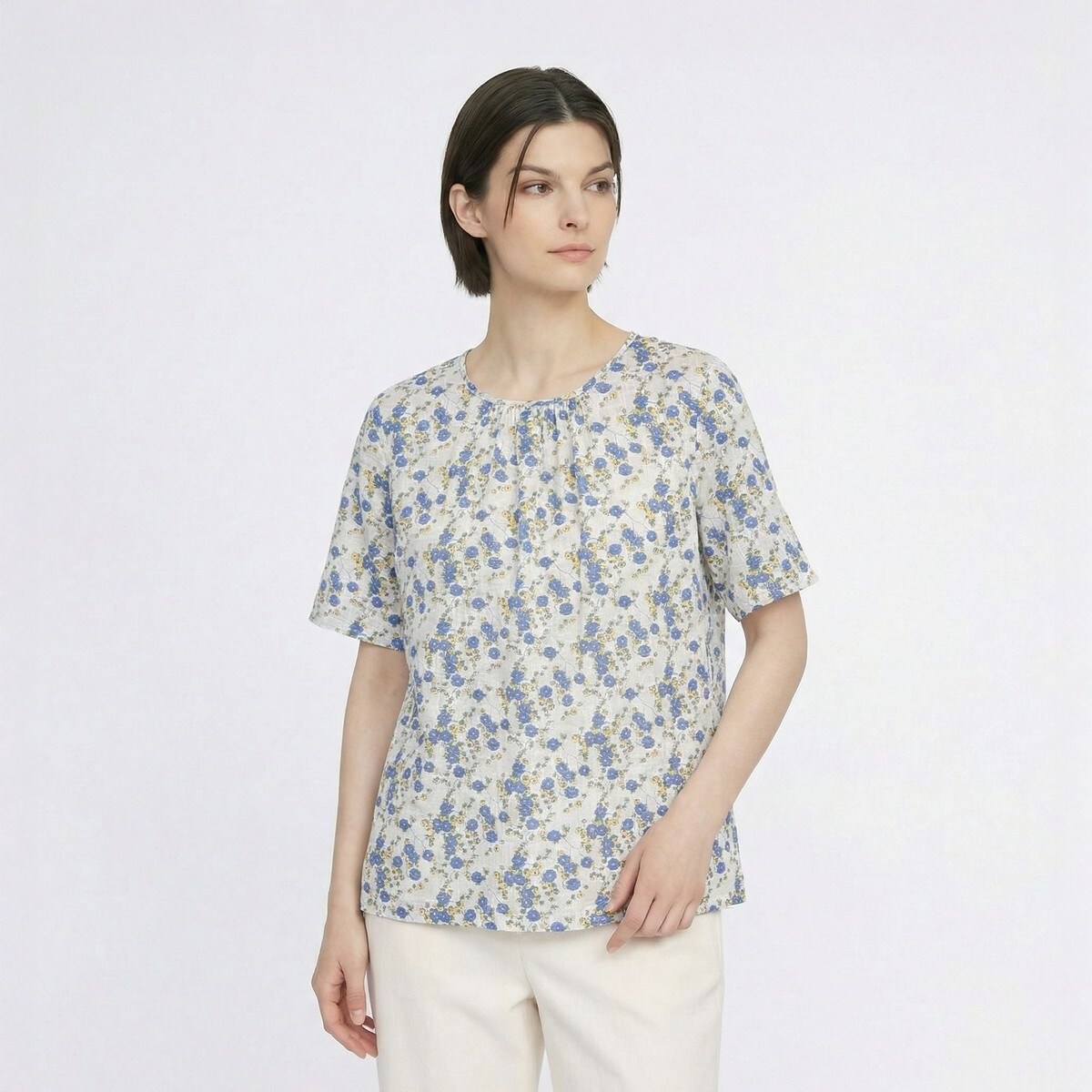 Liberty Print ギルドジャージシャーリングカットソー | スキャパ 