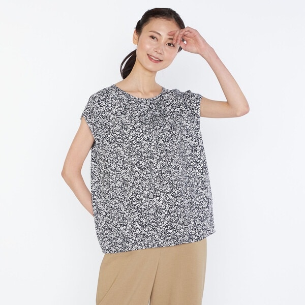 Edenham Border Liberty Print Polo Collar Cut&Sewn | キース(KEITH